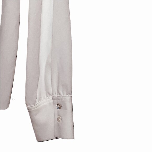 Dorothee Schumacher Modern Flow Blouse Womens White US Sz 10 NWT $480 - Picture 11 of 14